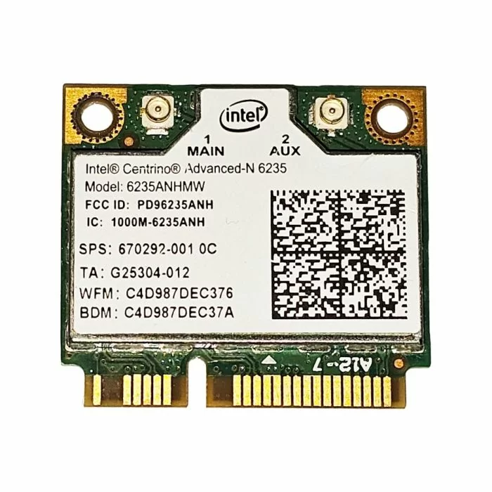 Intel Centrino Advanced-N 6235 WiFi Card 670292-001