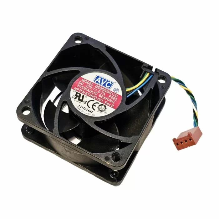 AVC DS06025R12U 4 Pin Case Cooling Fan 60mm 25mm 672602-001