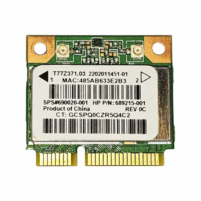Ralink RT3290 WiFi Card 690020-001 689215-001