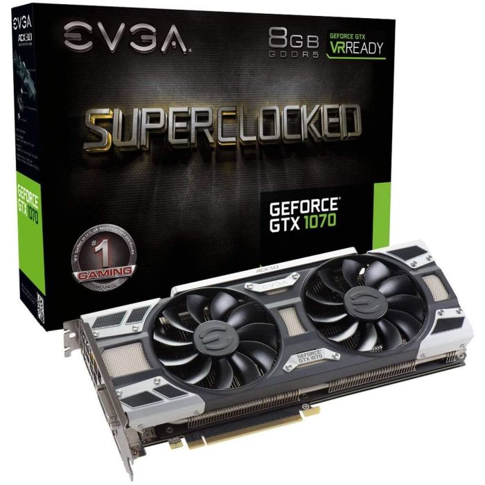 EVGA GeForce GTX 1070 SC GAMING ACX 3.0 8GB GDDR5 LED DX12 PXOC Graphics Card 