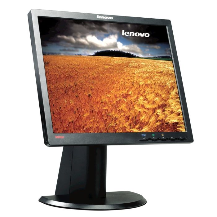 17-Inch Lenovo ThinkVision L1700p LCD TFT VGA DVI Monitor - Black