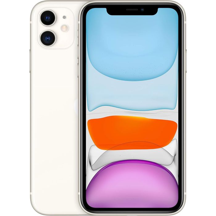 Apple iPhone 11 White front and back view