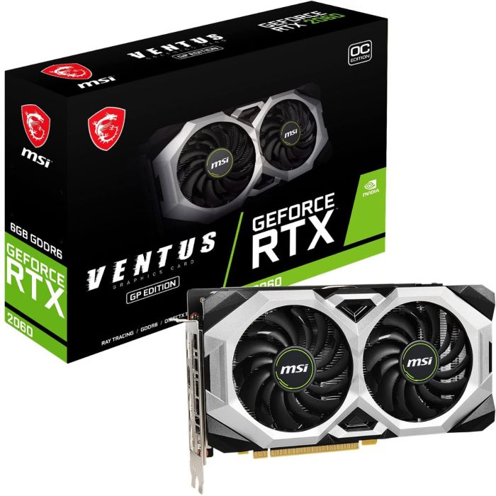 MSI nVidia GeForce RTX 2060 VENTUS GP OC Gaming Graphics Card
