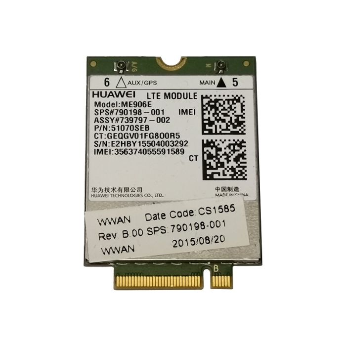 Huawei ME906E WWAN 4G LTE Mobile Card HP 790198-001 704031-001