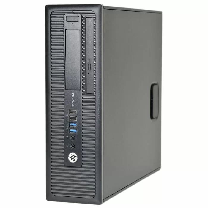 HP EliteDesk 800 G1 SFF Quad Core i5-4570 3.20GHz 8GB 1TB DVDRW WiFi Windows 10 Professional Desktop PC Computer