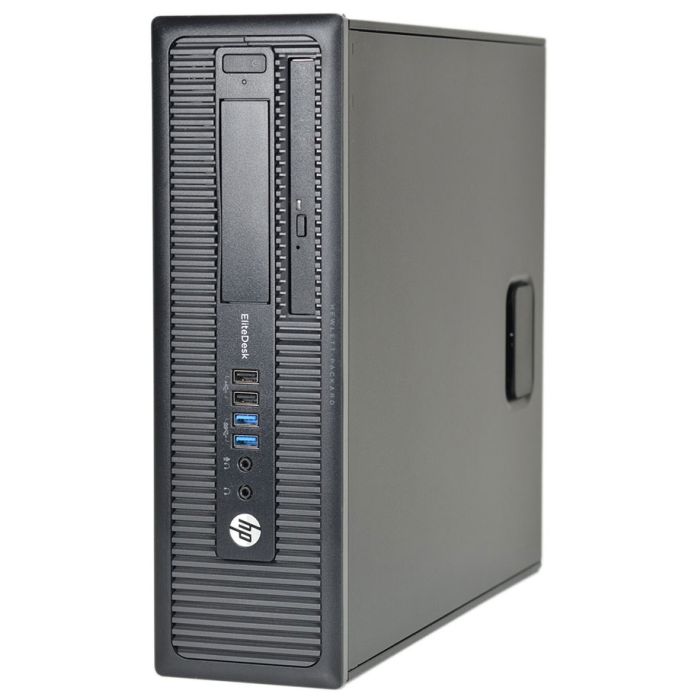 HP EliteDesk 800 G1 SFF Quad Core i5-4570 3.20GHz 8GB 1TB DVDRW WiFi Windows 10 Professional Desktop PC Computer