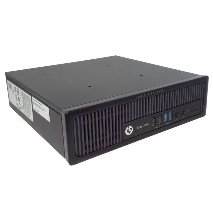 HP EliteDesk 800 G1 Ultra Slim Desktop PC - Intel Core i5-4590 8GB 256GB SSD USB 3.0 DVD WiFi Windows 10