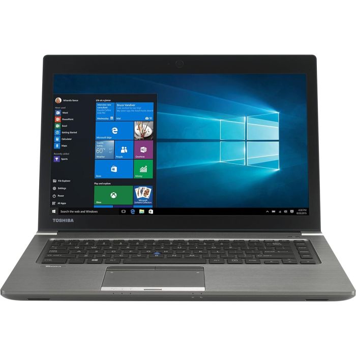 Toshiba Tecra Z40t-C-110 Ultrabook Laptop - 14" FHD Touchscreen Core i5-6300U 16GB 128GB SSD WebCam WiFi Windows 10