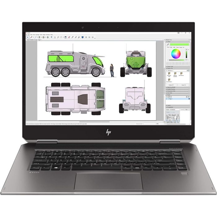 HP ZBook Studio G5 Mobile Workstation Laptop PC - 15.6" Full HD Intel Core i7-8750H 32GB 512GB SSD NVIDIA Quadro P1000 Windows 11 Pro