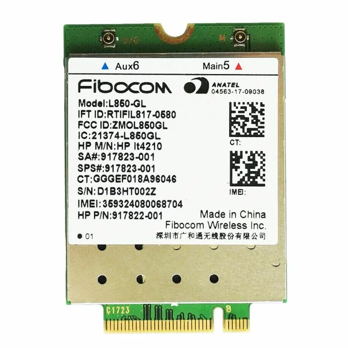 HP Fibocom L850-GL WWAN 4G LTE Mobile Card 917822-002