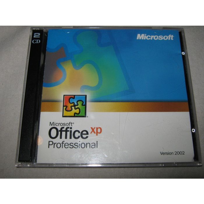 Microsoft Office XP Professional 2002 (Software disks and Key)