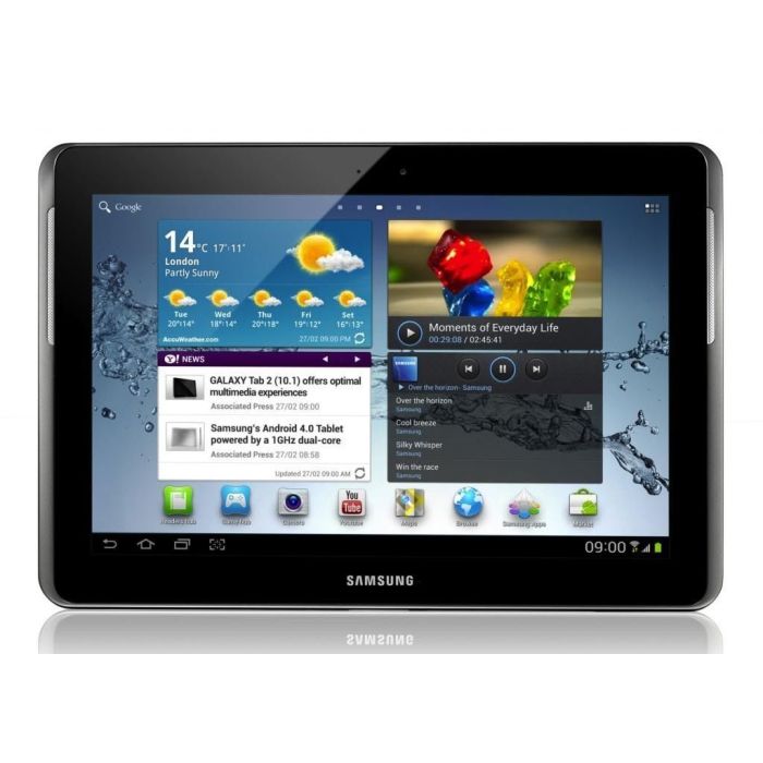 Samsung Galaxy Tab 2 16GB, Wi-Fi + 3G 10.1" - Silver (Grade A)