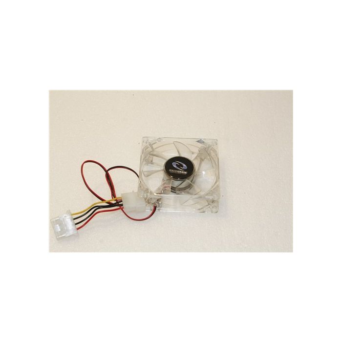 Raidmax 80mm x 25mm Blue LED Case Cooling Fan IDE