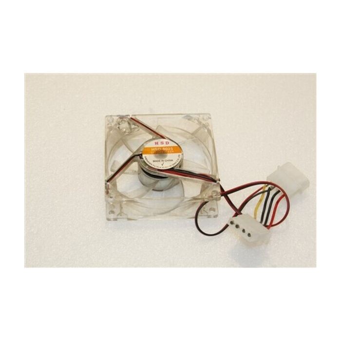 HSD PC Case Cooling Fan HSD-8025 80mm x 25mm Blue Red Green LED Lights