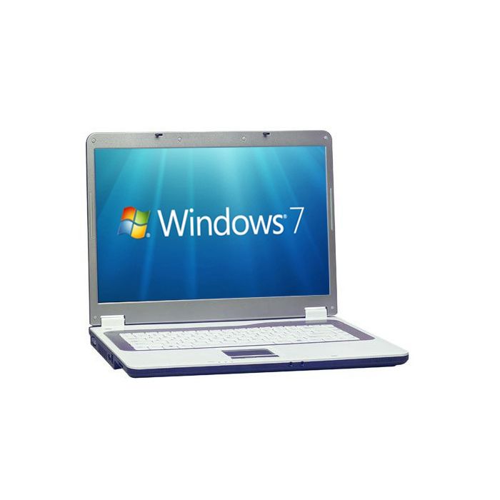 Advent 9915W 15.4" Core 2 Duo T5250 1.5GHz 160GB WiFi Windows 7 White Laptop