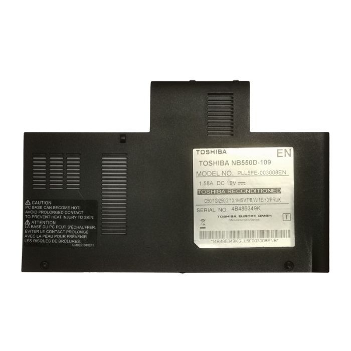 Toshiba NB550 RAM HDD Hard Drive Cover Access Panel AP0H1000600