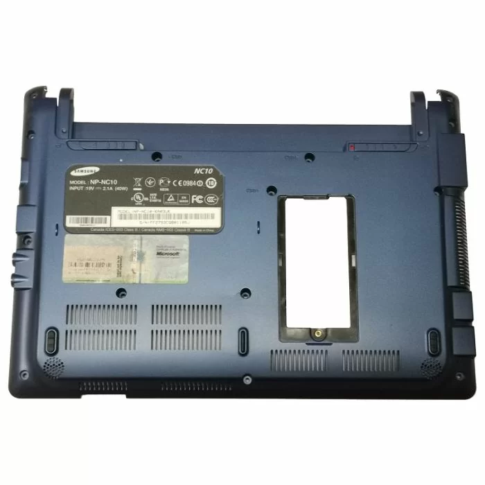 Samsung NC10 Notebook Bottom Lower Case Blue BA81-05791