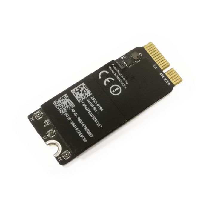 Apple MacBook Pro A1398Wireless Airport Bluetooth Card Broadcom BCM943602CS