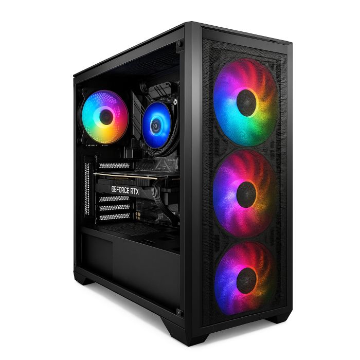 Genesis RTX 3090 i7 Gaming PC - Core i7-14700F 64GB 2TB SSD WiFi 4K VR HDMI Windows 11 Desktop Computer
