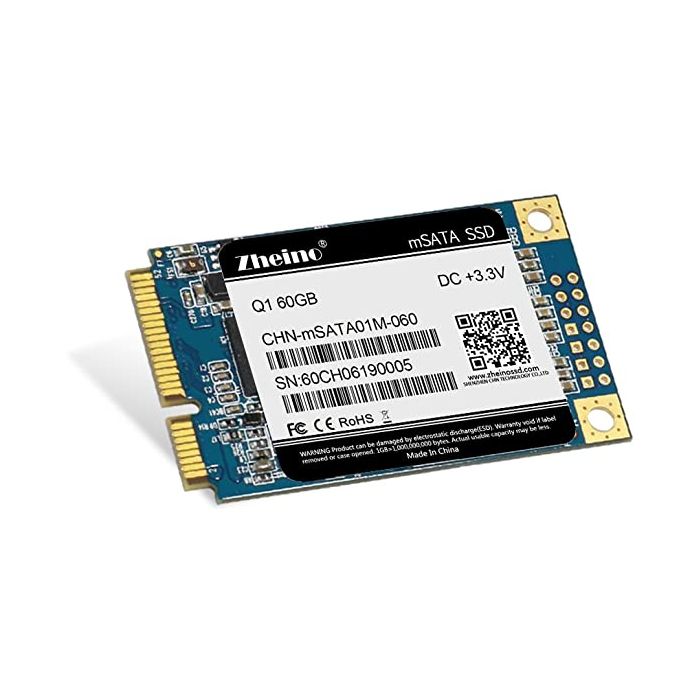 60GB Zheino Q1 mSATA SSD Laptop Solid State Drive CHN-mSATA01M-060