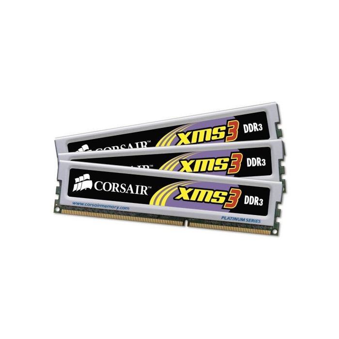 6GB (3x2GB) Corsair TR3X6G1600C9 XMS3 DDR3 DIMM 1600MHz 240Pin Ram Memory