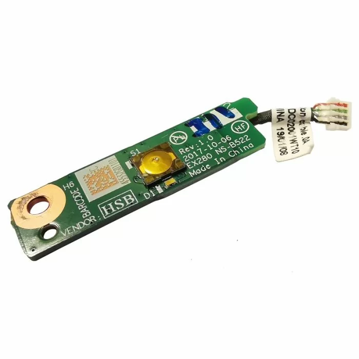 Lenovo ThinkPad X280 Power Button Board with Cable DC02001WT00 NS-B522