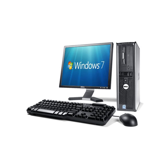 17-inch Monitor Dell OptiPlex 755 Core 2 Duo E4600 (2.40GHz) 2GB Windows 7 Professional