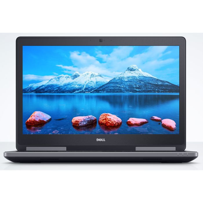Dell Precision 7720 workstation front view with 17.3-inch display