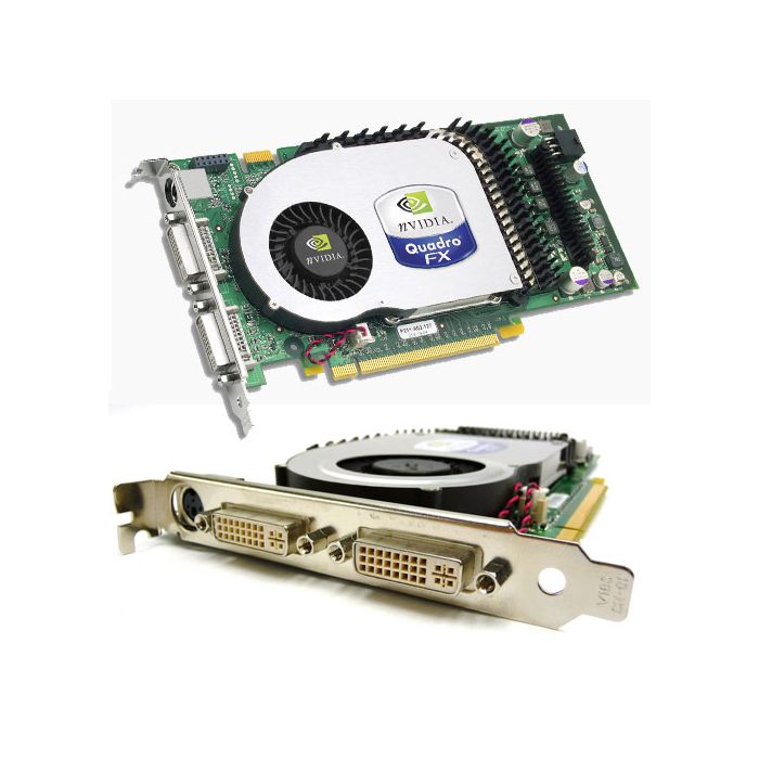 nVidia Quadro FX3400 SLi 256MB DVI PCI-e Graphics Card 366650-001