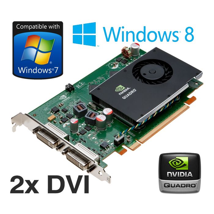 nVidia Quadro FX 380 256MB PCI-Express Dual DVI Graphics Card 508282-001