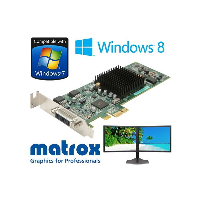 Matrox G550 32MB PCI-E LFH-60 Dual Display G55-MDDE32LPDF Graphics Card
