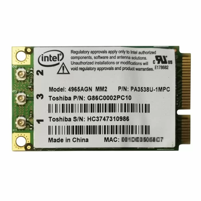 Toshiba Tecra S5 Wireless Wi-Fi Network Card G86C0002PC10 4965AGN