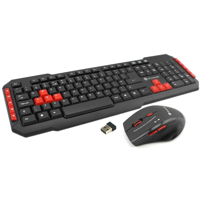Ultimate Wireless 2.4GHz Gaming Keyboard and Mouse Combo Set KMG9000-W