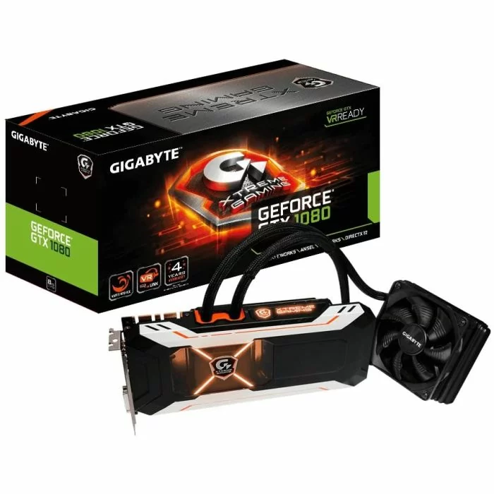 Gigabyte GeForce GTX 1080 Xtreme Gaming WATERFORCE 8G Graphics
