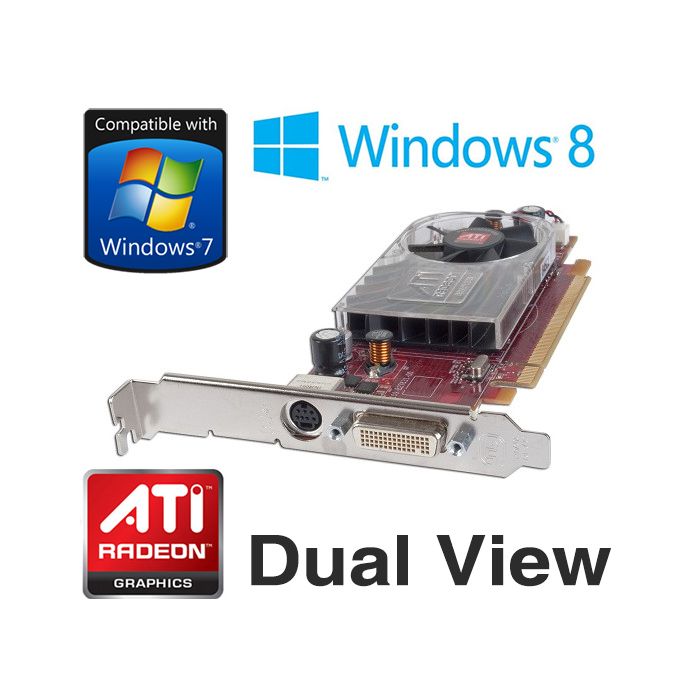 ATi Radeon HD 2400 XT 256MB DMS-59 PCI-e Dual View Graphics Card HW916