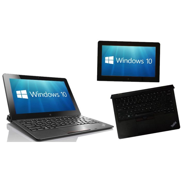 Lenovo ThinkPad Helix Gen 2 11.6" Full HD Touchscreen, 5th Gen M5 M-5Y71 8GB 256GB SSD Webcam Windows 10 Pro 2-in-1 PC Tablet Laptop