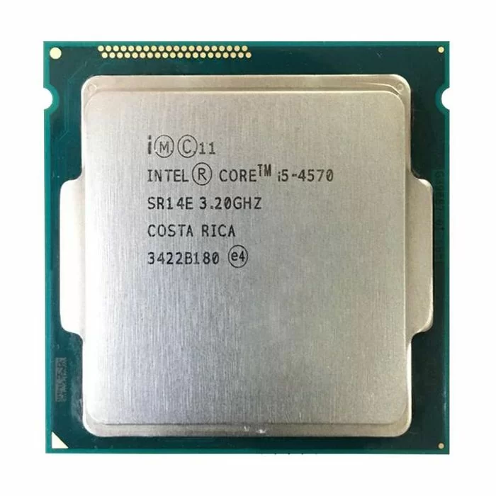 Illustration depicting Intel Core i5-4570 3.2GHz Socket LGA1150 6MB CPU Processor SR14E