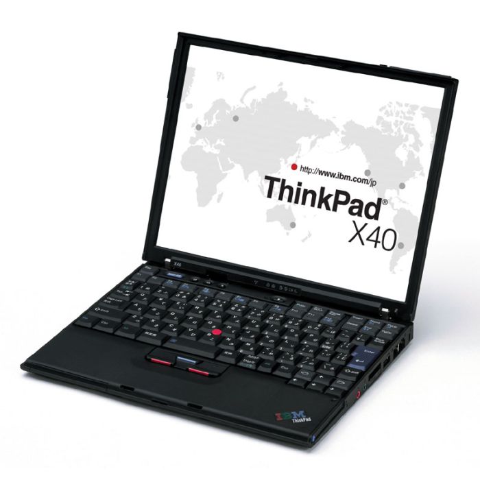 IBM ThinkPad X40 12.1" 1.4GHz 1GB 40GB Windows 7 Laptop