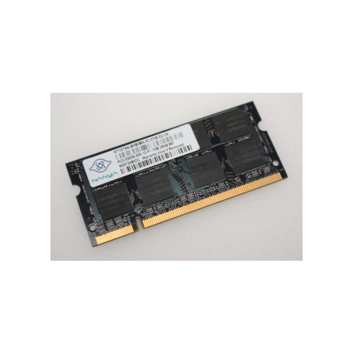 1GB Nanya PC2-5300 DDR2 Sodimm Memory NT1GT64U8HB0BN-3C