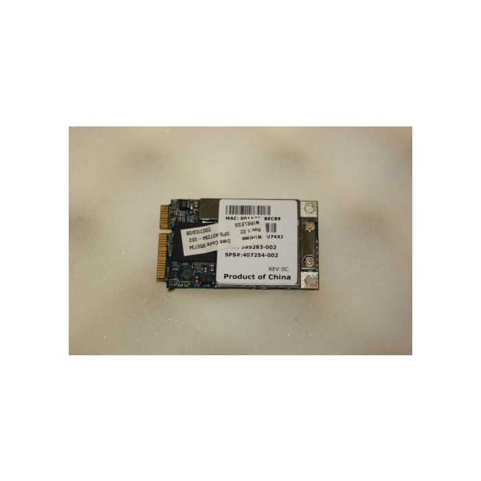 HP Compaq nx6325 WiFi Wireless Card 407254-002