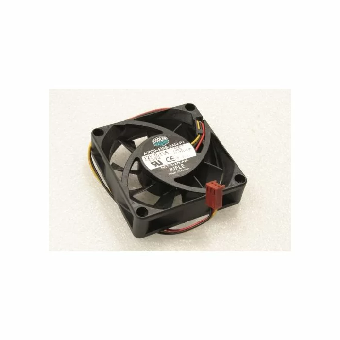 Cooler Master A7020-43RB-3AN-P1 70mm x 25mm 3Pin Case Fan