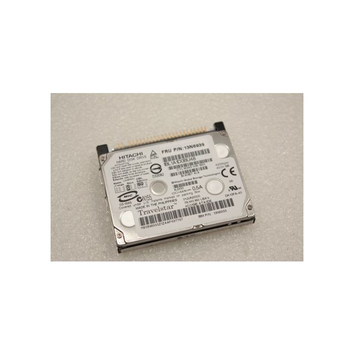40GB 1.8" IDE IBM ThinkPad X40 HDD Hard Drive 13N6939