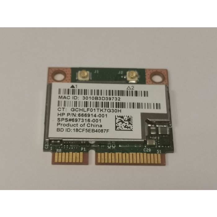 HP 800 G1 EliteOne 23” All In One  WiFi Wireless Card 666914-001 697316-001