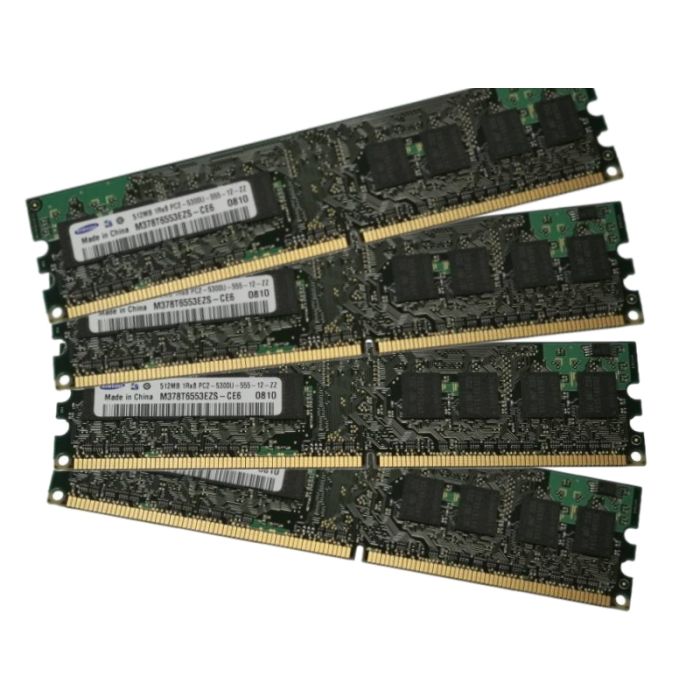 2GB (4x 512MB) DDR2 PC2-5300U 667MHz 240Pin Desktop PC RAM at...