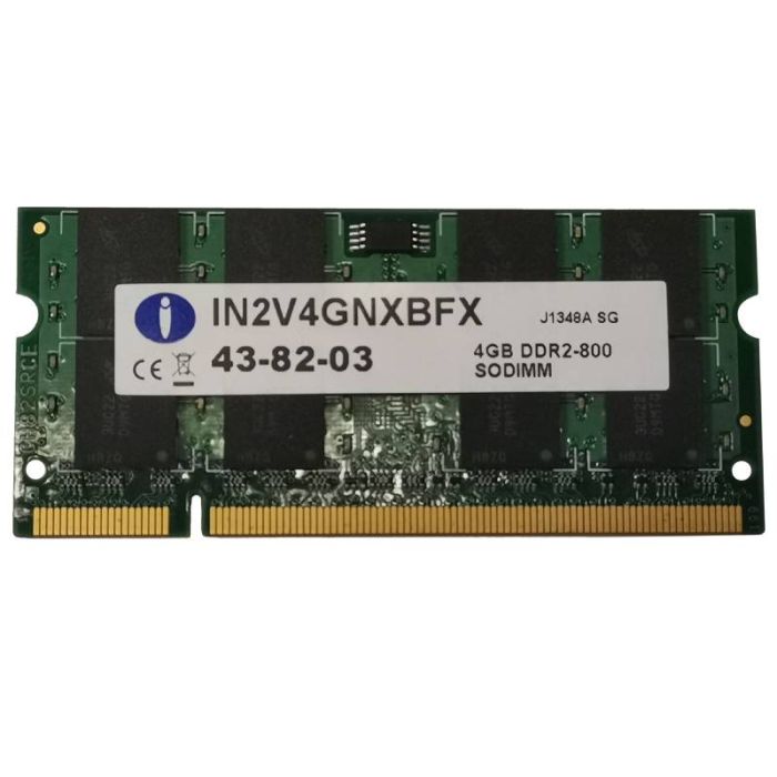 Integral 4GB (1x4GB) DDR2 PC2-6400 800MHz 200Pin SODIMM Laptop RAM IN2V4GNXBFX