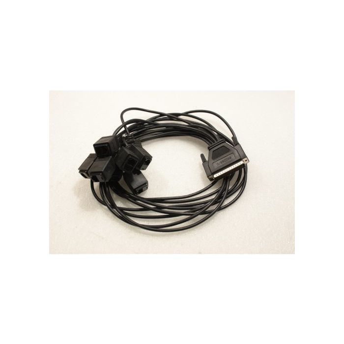 HP MUX Fanout Cable With 8x RJ45 RS-232 Connectors J2482-60014