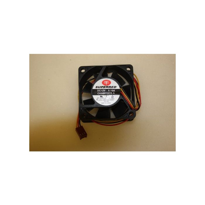 Superred CHA6012CS-A 60mm x 25mm 3Pin Case Fan 