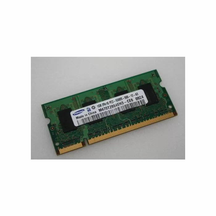 1GB Samsung PC2-5300 DDR2 Sodimm Memory M470T2864EH3-CE6