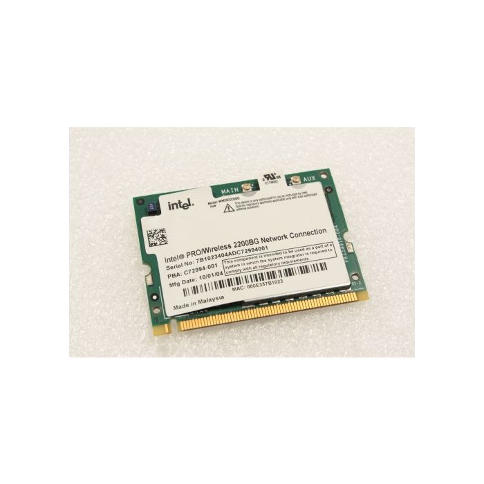 Fujitsu Siemens Amilo M1405 WiFi Wireless Card C59689-003