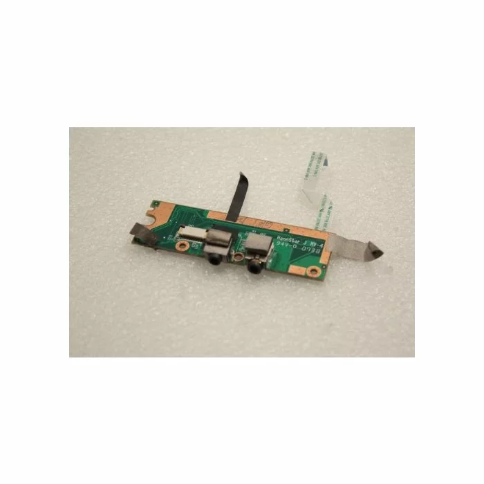 Gateway W350A Audio Board Ports 40GAB1702-D400